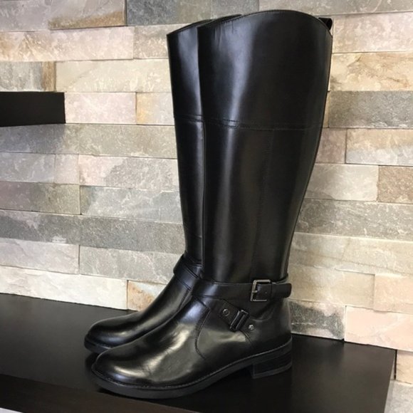 Bandolino Jiman Tall Leather Riding Boot - Picture 2 of 15